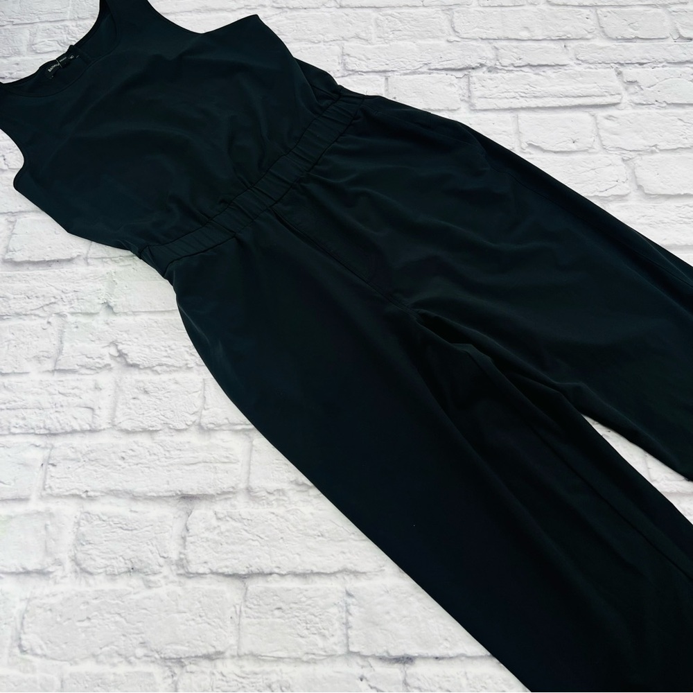 Banana Republic Factory Jumpsuit Womans Size 6 Classic Black Sleeveless Jogger - Picture 12 of 12